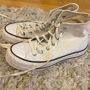 White Platform converse